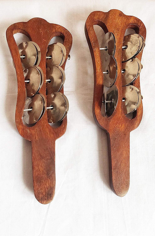 Musical Empires Professional Jhika/ Handtaal Set of 2 Pc Kartal Instrument