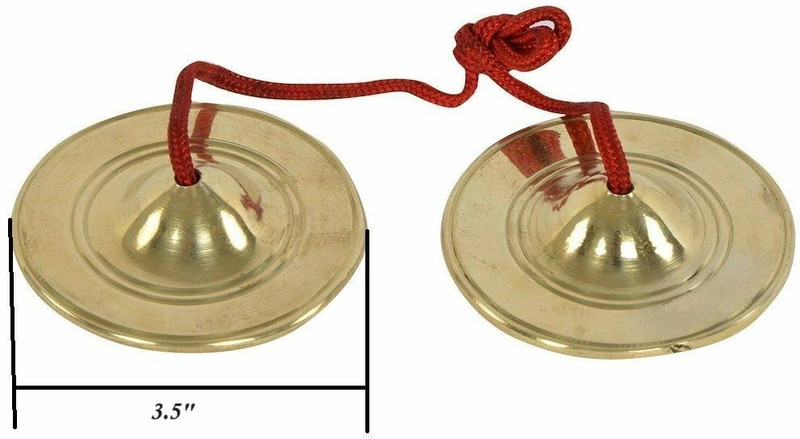 onneyretail Manjira Manjeera Pair ,Indian Musical Instrument Kartal Instrument
