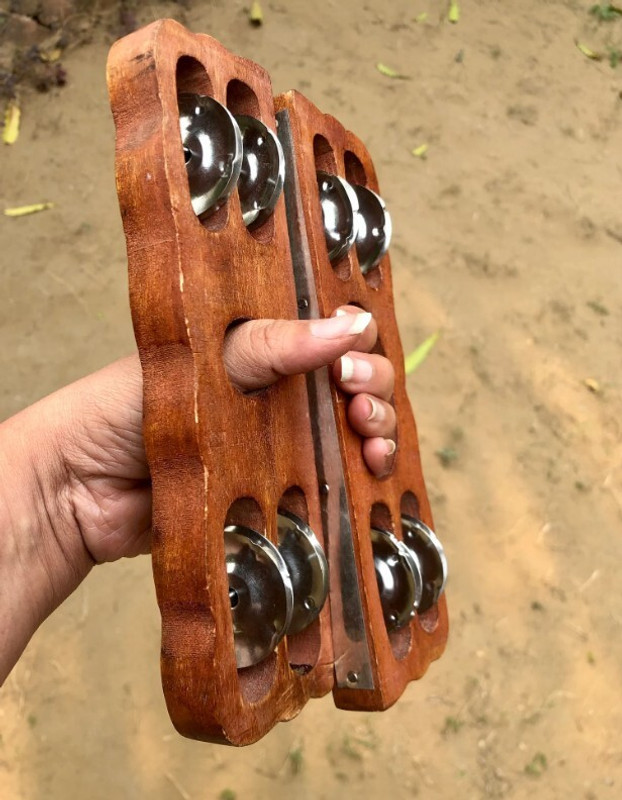 BestBrother Kartal Pair Indian Musical Percussion Instrument Hand-Cymbals Kartal Instrument Kartal Instrument