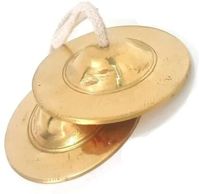 KHALSA MUSICAL Manjeera For Pooja Kirtan Worship kartal instrument Kartal Instrument