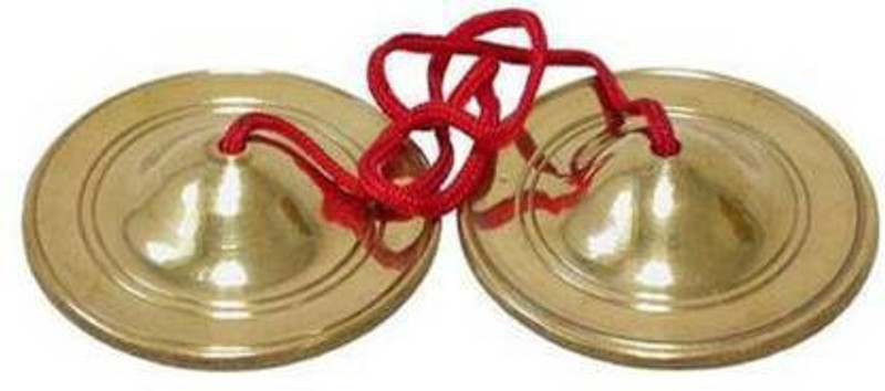 SHRI ANAND Manjira Pair 13cm set of 1 Kartal Instrument