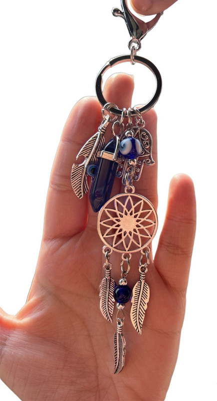 Auto Emporium Dream Catcher Evil Eye Keychain Key Chain