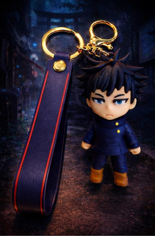 kychain Jujutsu Kaisen Megumi Fushiguro Chibi Keychain Key Chain