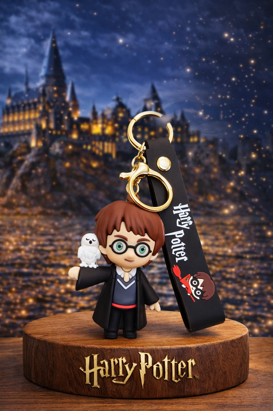 Dox Harry Potter with Hedwig Keychain with Strap.| Harry Potter keychain Key Chain