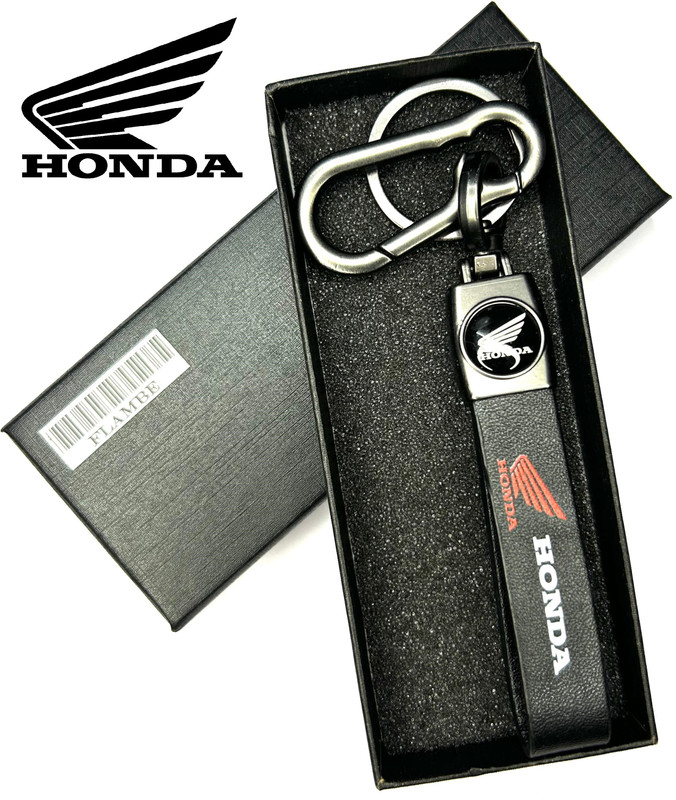 FLAMBE Honda Bike Hanging Hook Leather Belt keychain Key Chain