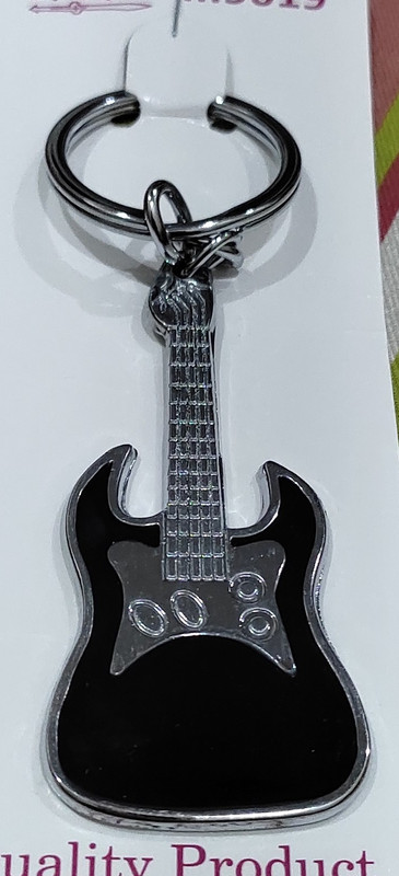csp keychain Black unique guitar ?? Key Chain