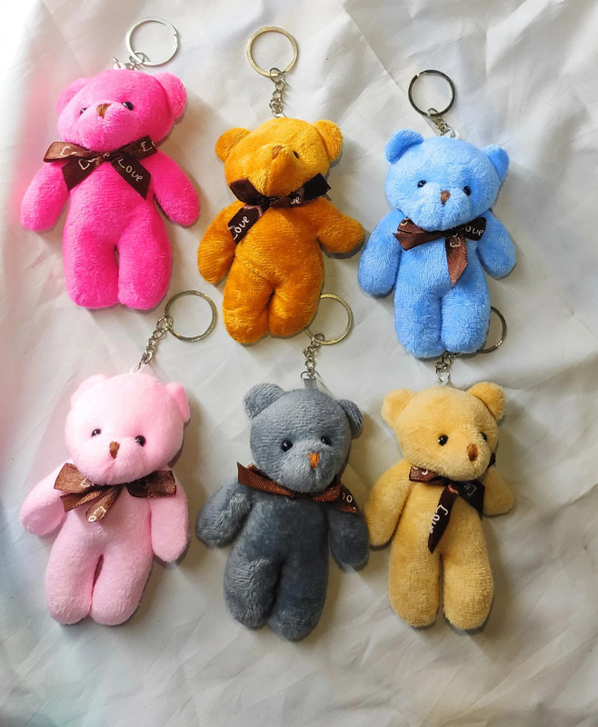 mik SIX PIECE SET OF TEDDY Key Chain