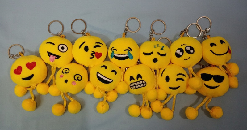 Wolcentra WEMOJI-PLUSH-KC-12 Key Chain