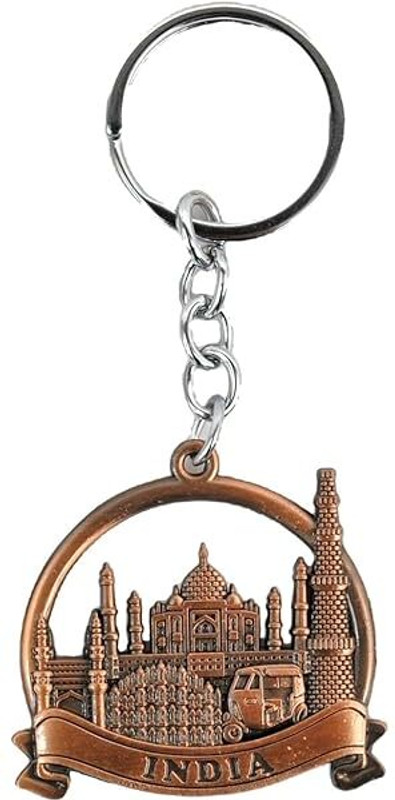 Skywalk Souvenir Metal Taj Mahal India Keychain Key Chain