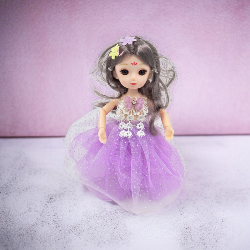 poksi Premium Quality Movable Doll Key Chain for Kids & Girls(Multicolor)