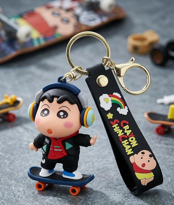 UrbanStash Cute Shinchan anime cartoon keychain, perfect gift for boys and girls. Key Chain