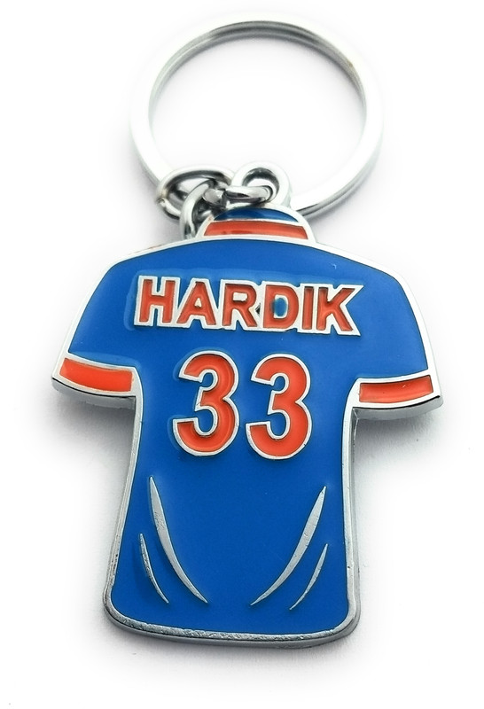 High Choice Cricketers Keychain| Hardik Pandya Indian Cricket Jersey Metal Key Chain