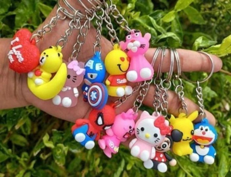DIV PACK 12 KEY CHAINS love and cartoon Key Chain