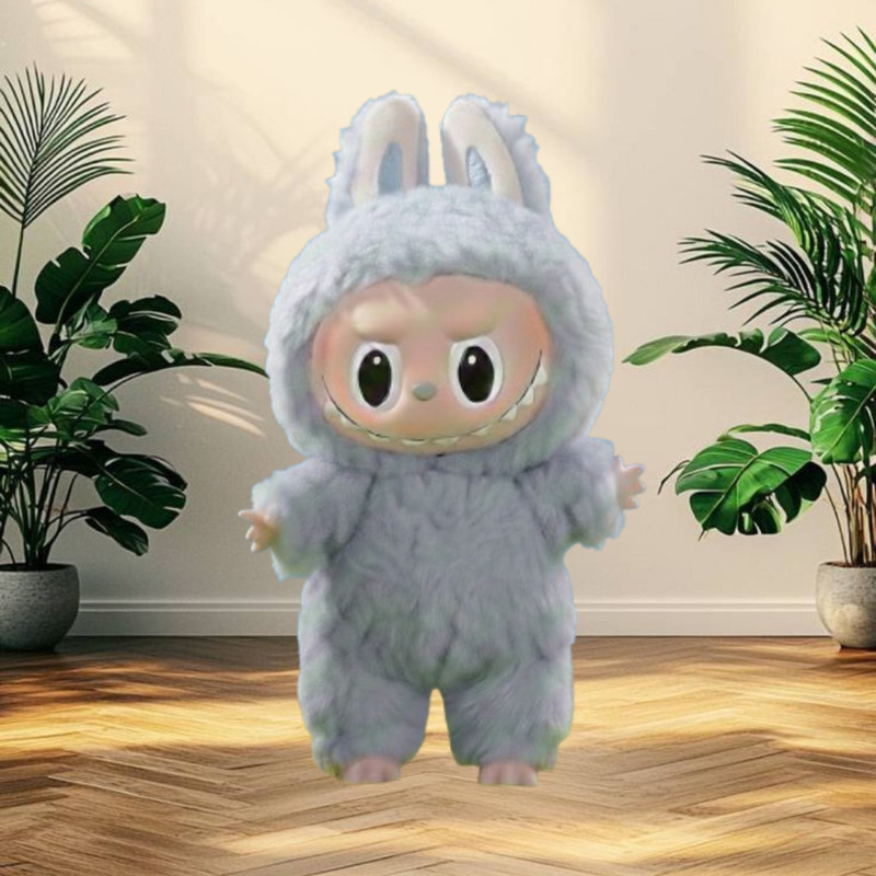 MILLOR Cute Cartoon Style Fur Plush Doll - 13 cm(Multicolor)
