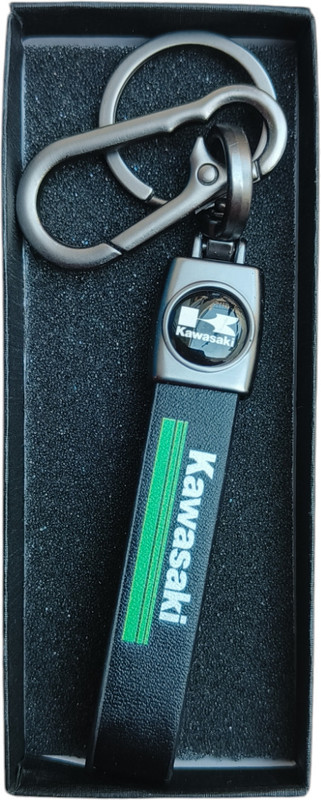 JNV Leather Keychain Compatible With KAWASAKI Z900 | ZX10R Sports Bikes Key Chain
