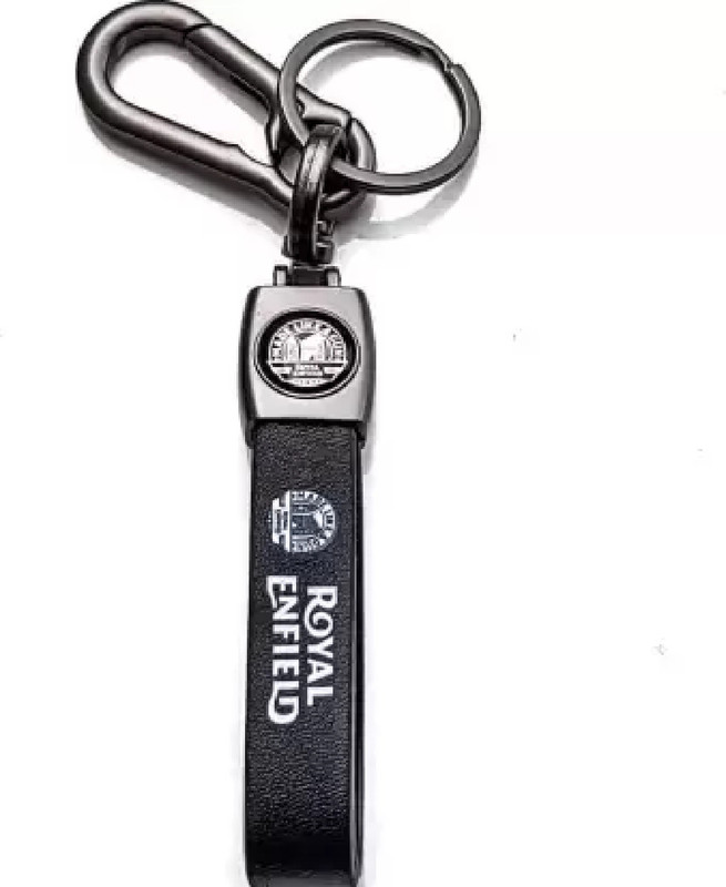 Filsfa Best Quality Leather Royal Enfield Key Chain For Bike And Car Key Chain