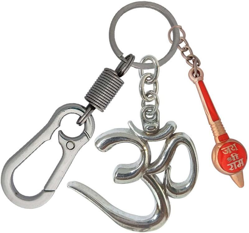 SHOKY LOOKS Beautiful Parfact Finishing RADHE With Multi Gada Locking Lock Carabiner(Silver)
