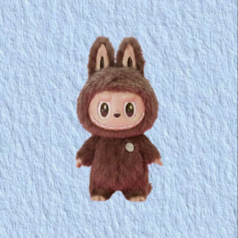 KHOTRIM Fluffy Cute Smiley Fur Doll - 13 cm(Multicolor)