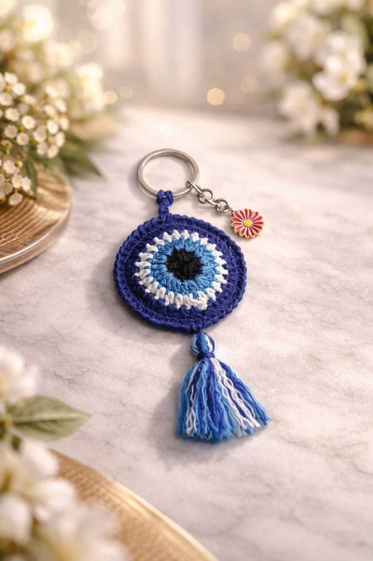 ZEBY BABY evil eye keychain Key Chain