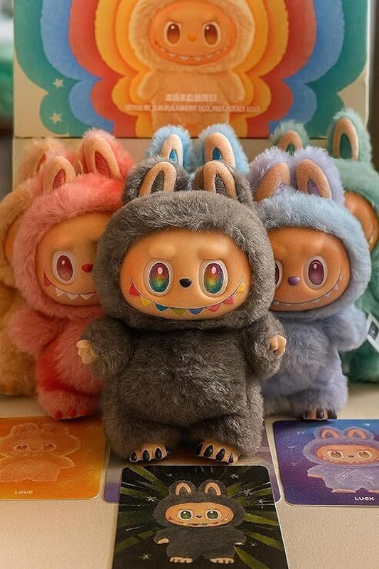 Baba Fab Hot Trend Labubu Cartoon Toy Doll – Birthday Gift, Random Design  - 14.6 cm(Multicolor)
