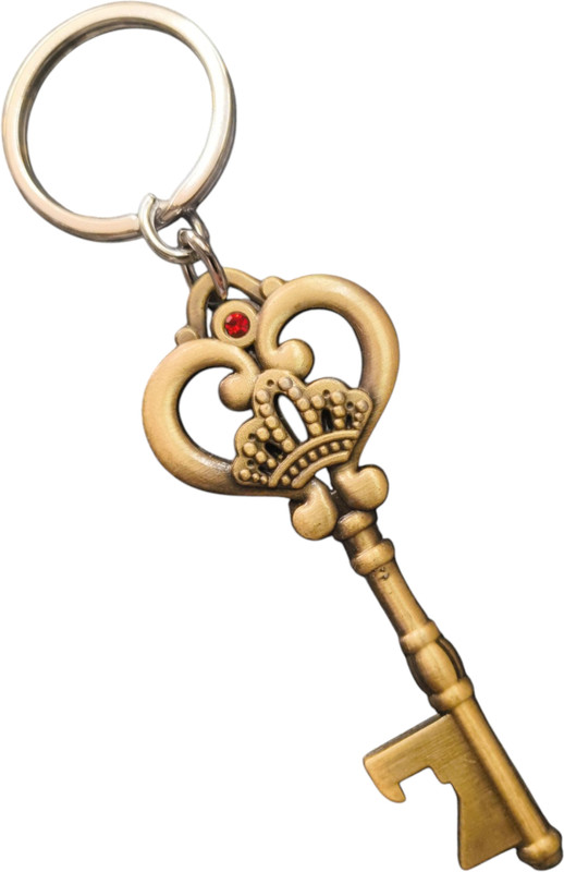 mik Vintage Key Shape Beer Bottle Opener Key Ring Key Chain
