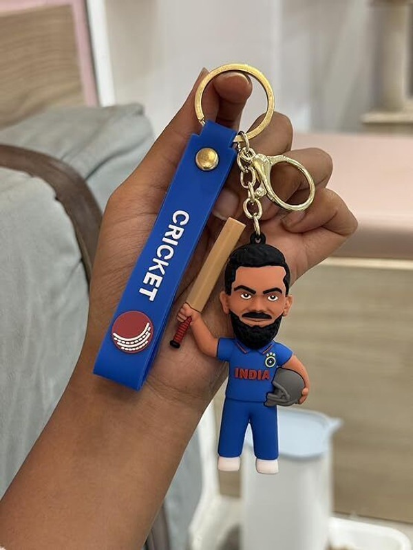 UrbanStash Virat Kohli Keychain Cool Boys Gift Cricket (Virat) Key Chain