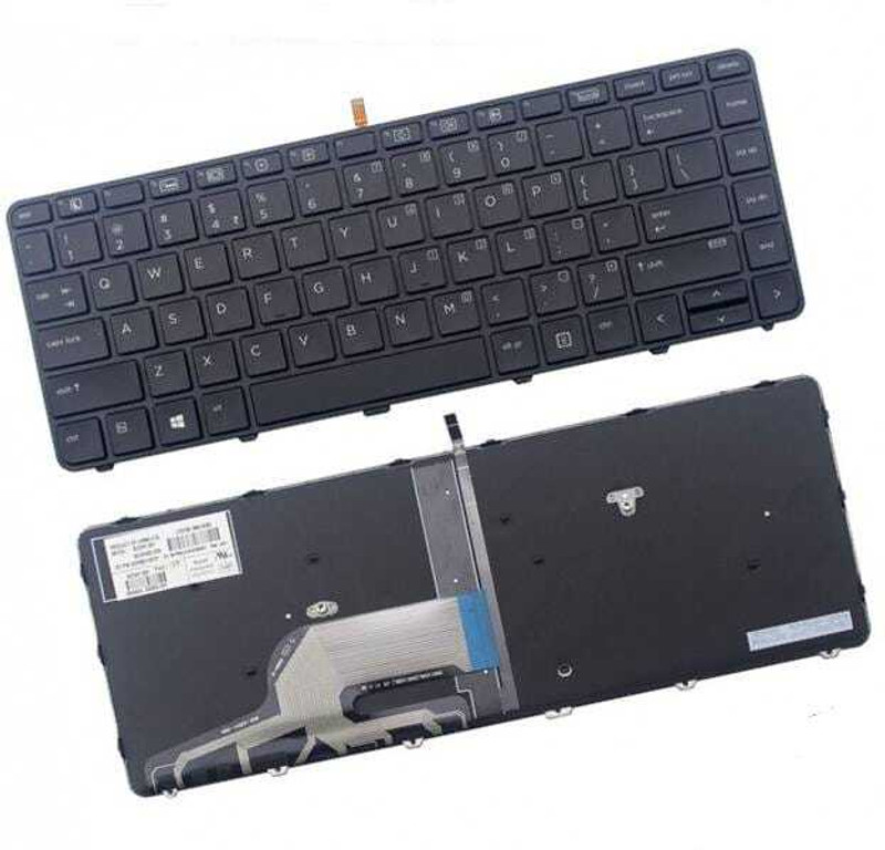 us info Laptop Keyboard for HP PROBOOK 440-G3 445-G3 430-G3 440 g3 Black with Backlit Laptop Keyboard Replacement Key