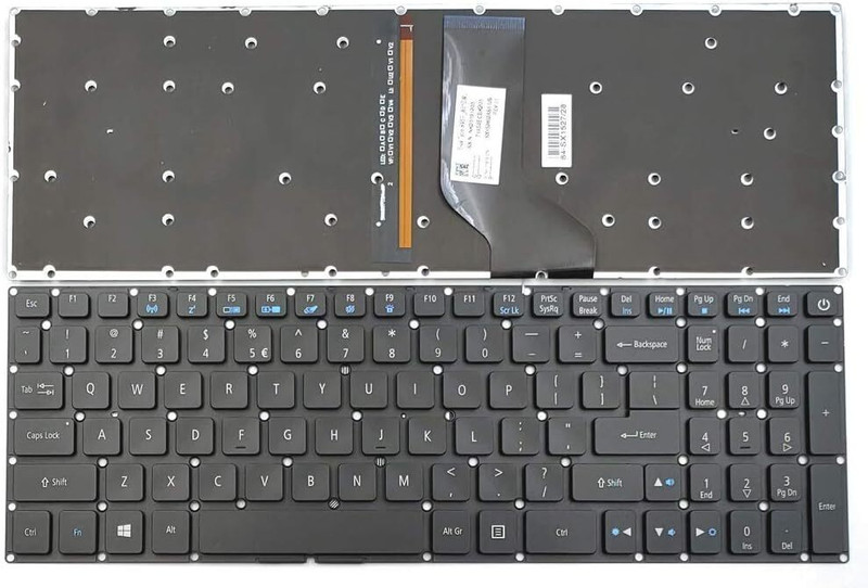 TECHCLONE PK131TY1B00, NKI1513053, 84-SX1527, VX15 VX5-591G VX5-793 Laptop Keyboard Replacement Key