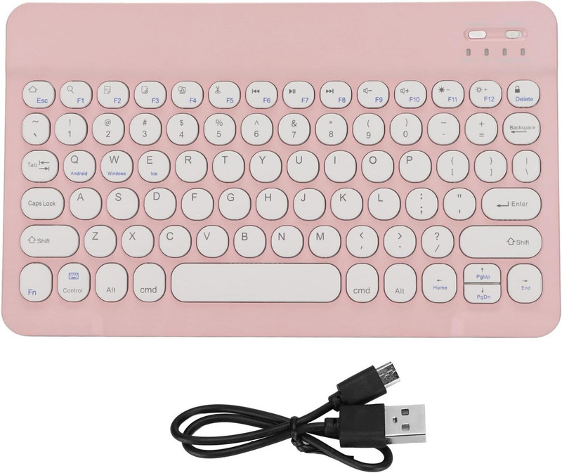 Kridix Mart Tablet Keyboard, Easy Operation Wireless Keyboard for Tablet for Laptop Laptop Keyboard Replacement Key