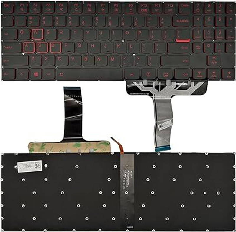 MACKTECH Lenovo Legion Y520-15IKB Y520-15IKBA Laptop Keyboard Replacement Key