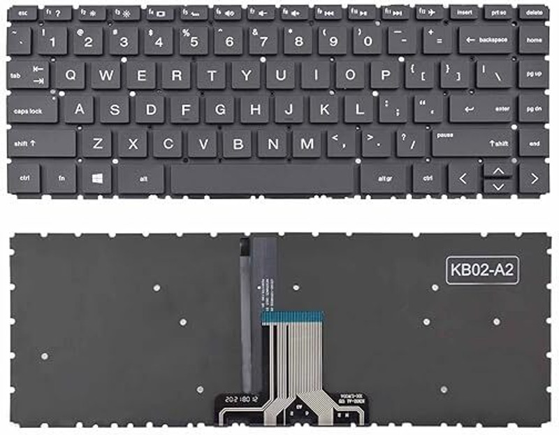 us info Backlight Keyboard HP 14-CK 14-CD 14-cm 14-CS 14-DQ 14s-FQ 240 G7 240 G8, 14-DH Laptop Keyboard Replacement Key