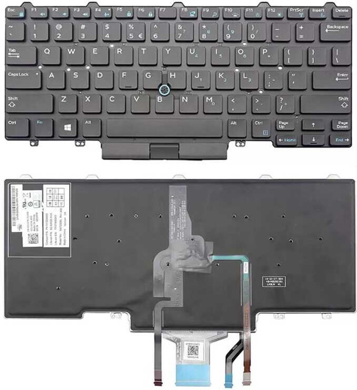us info Dell Latitude E5450 E5470 E7450 E7470 Internal Laptop Backlite Keyboard 0F2X80 Laptop Keyboard Replacement Key