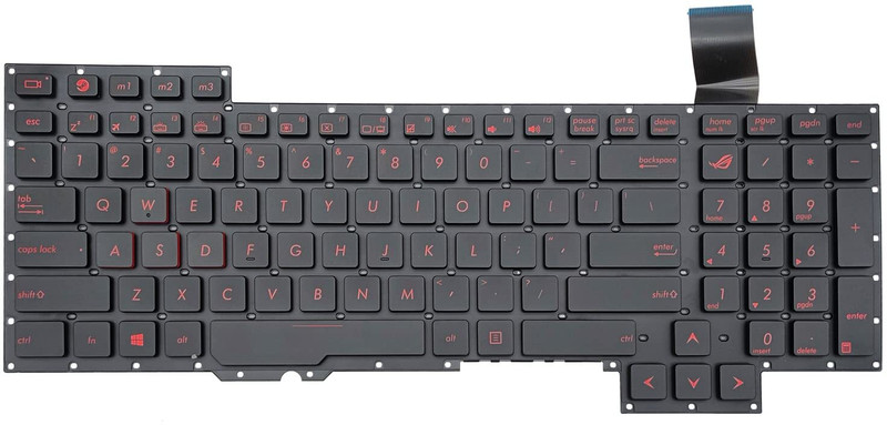 MACKTECH ASUS Rog G751 G751J G751JT Laptop Keyboard Replacement Key
