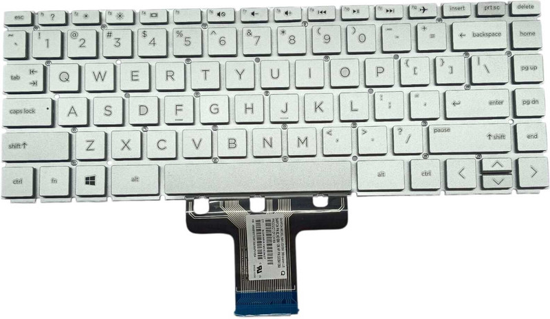 startechnology Hp pavillion x360 14cd silver keyboard Laptop Keyboard Replacement Key