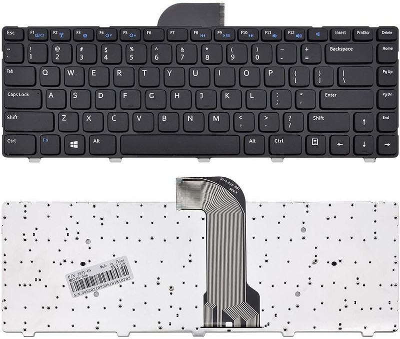 Forida DL 14R 2158 3421 3437 5421 5437 15Z-5523 M431R, Vostro 2421 3421, Latitude 3440 Laptop Keyboard Replacement Key