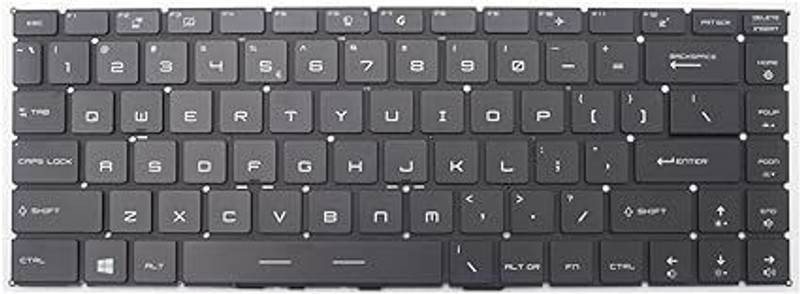 MACKTECH MSI GS65 8SE 8SG 8SF Stealth Thin Laptop Keyboard Replacement Key