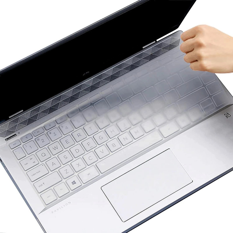 Saco Silicone Keyboard Skin Cover Compatible for HP Pavilion Aero 13-be0206AU - launch year 2021 Keyboard Skin(Transparent)