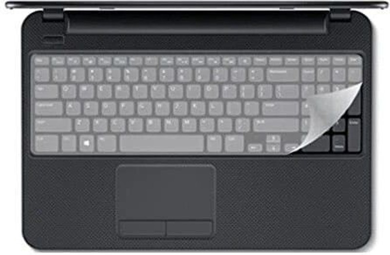 DELOX Keyguard Protective Film For 14 inches All Laptop(Pack Of 2 Skin) Laptop Keyboard Skin(Transparent)