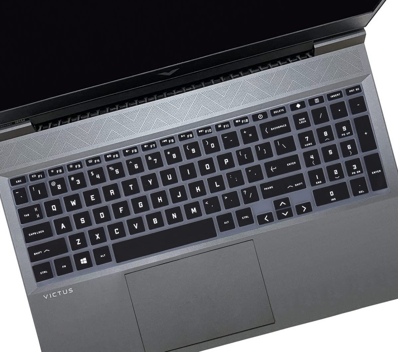 RAYA Silicone Keyboard Cover for HP Victus 15 & HP Victus 16 Gaming Laptops HP Victus gaming laptop Keyboard Skin(Transparent)