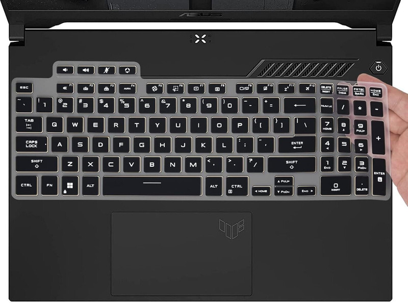 oaky Keyboard Cover for ASUS TUF Dash Gaming Laptops 15.6 Inch A15 FA507 FA507NU laptop Keyboard Skin(clear)