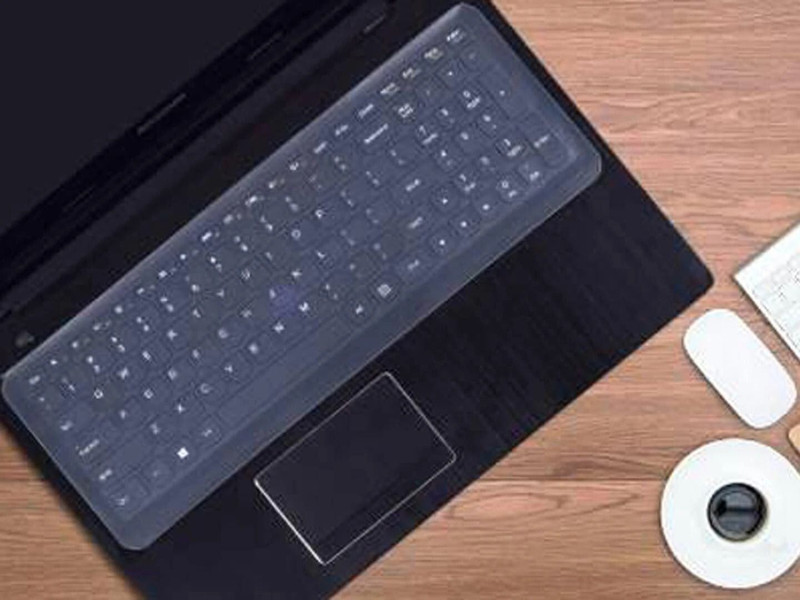 SMMeStore Keyboard Protector Skin Laptop Keyboard Skin(Transparent)