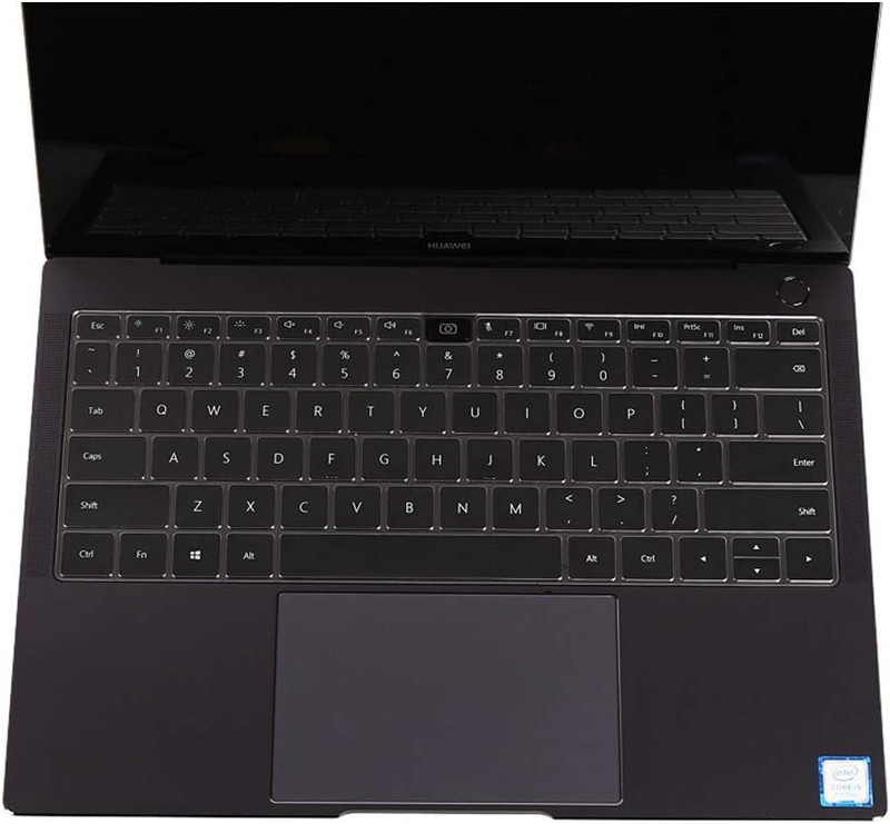 Saco Silicone Protector Skin Keyboard Cover for - Transparent HUAWEI MateBook X Pro 13.9 Inch Laptop Mach-W29C (2022) Keyboard Skin(Transparent)