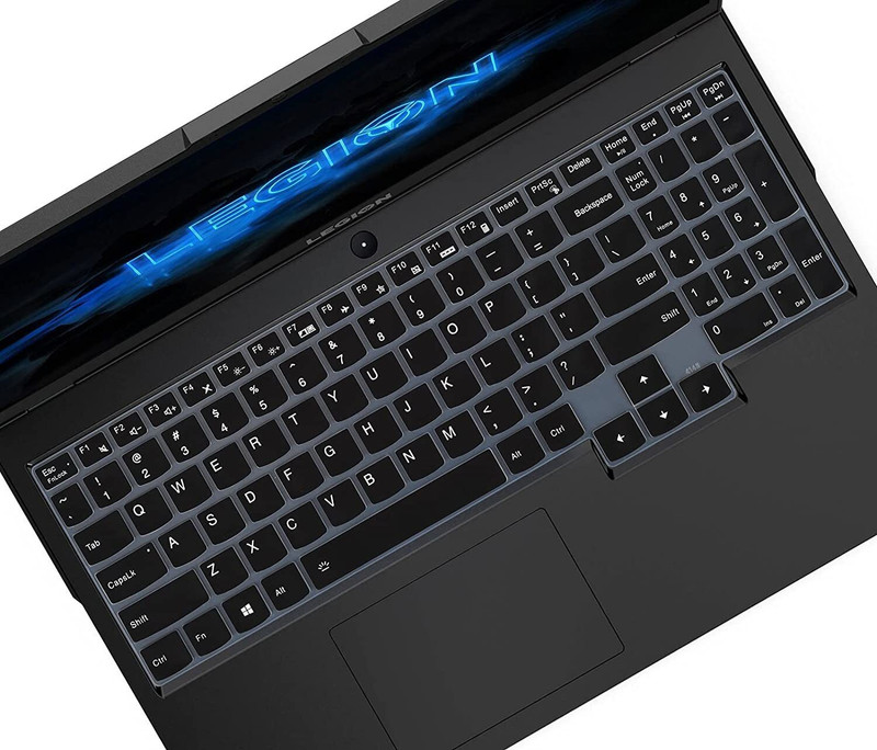Saco Dustproof Skin Keyboard Cover for 2020 Lenovo Legion 5 5i 5p 5pi 15.6" 17.3"/Legion 7i & idea Pad 3i Gaming Laptop Keyboard Skin(Black)
