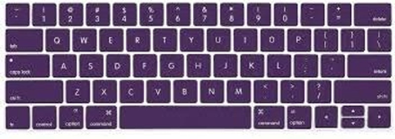 powernex TouchBar 15 Inch A1707 A1990 laptop Keyboard Skin(Black)