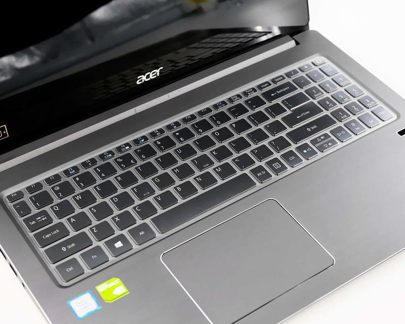 Saco Silicone Keyboard Cover for Acer Aspire 5 A515-56(53Y6) Thin and Light 15.6 Inch Laptop (2022) Keyboard Skin(Transparent)