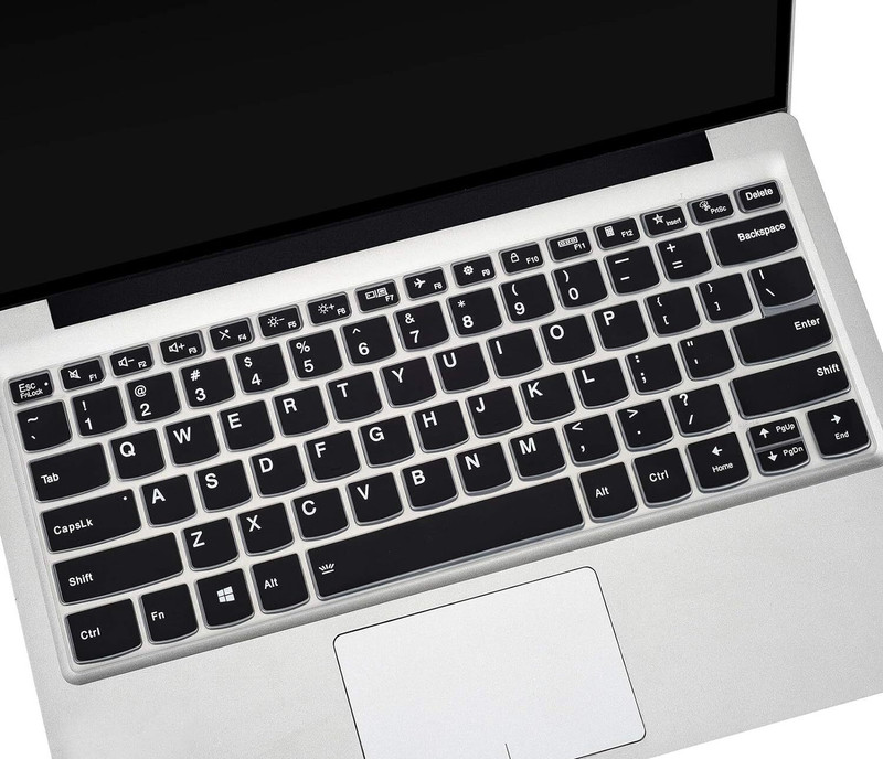 RAYA Silicone Keyboard Cover for Lenovo ideapad Slim3 & Slim5 14inch Laptops Lenovo IdeaPad Flex 5 & Yoga 7/7i Yoga Slim { 6i/ 7i Pro/ 7i Pro X } Laptops Keyboard Skin(Solid Black)