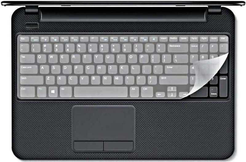 Tuned For Style Universal Silicone 14" Keyboard Protector for 14" Laptop Keyboard Laptop Keyboard Skin(Transparent)
