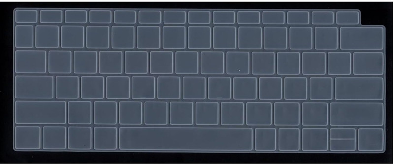 Saco Silicone Keyboard Protector Cover Compatible for HONOR MagicBook X14 Pro 2024 | HONOR MagicBook X14 2023 14 Inch Laptop Keyboard Skin(Transparent)