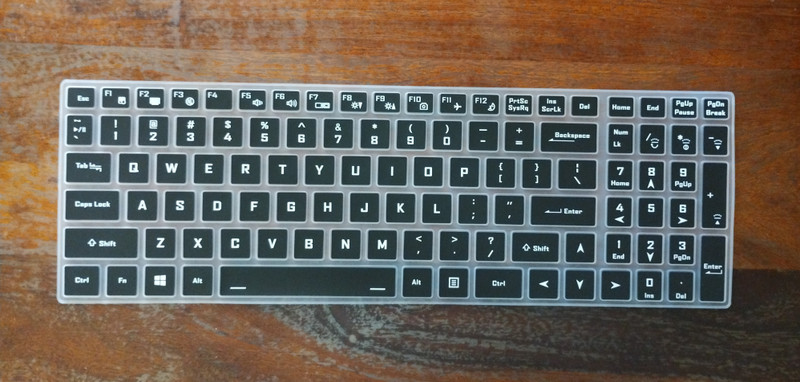 RAYA Silicone Keyboard Cover for Acer ALG [ AL15G-52 / AL15G-53 ] Gaming Laptop and Acer Aspire 7 [A715-79G] & Aspire Lite [ AL15-41 / AL15-52 / AL15-53 ] Laptop Keyboard Skin(Transparent)