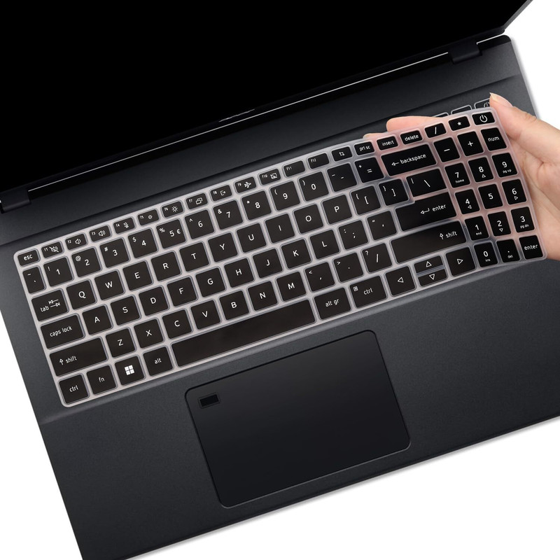 RAYA Silicone Keyboard Cover for Acer Nitro V 15 [ ANV15-41 / ANV15-51 / ANV15-52 ] & Acer Nitro Lite 16 [ NL16-71G ] Gaming Laptop Keyboard Skin(Transparent)